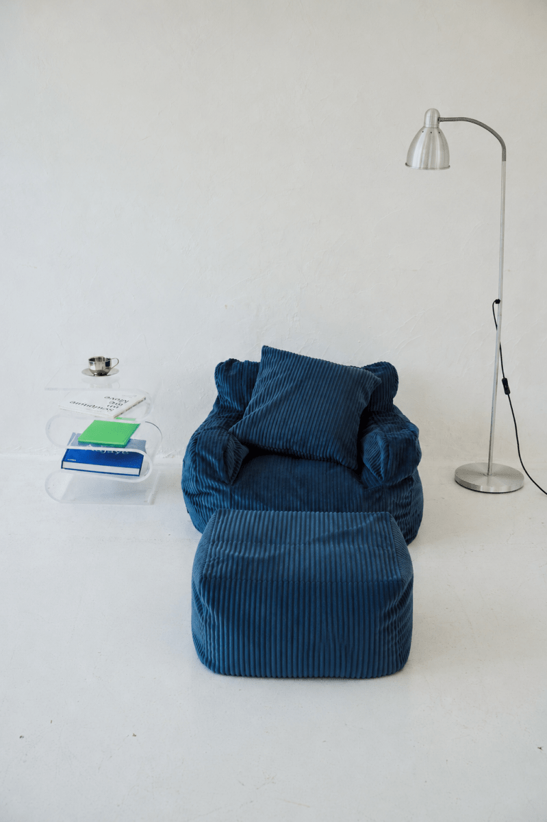 SE-10171-LOOSY-LOOSY 1人掛けビーズソファ ミニ Navy