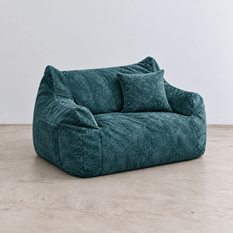 公式】LOOSY 2人掛けビーズソファ Rich Chenille -Turquoise|2人用 公式】LOOSY 2人掛けビーズソファ Rich Chenille -Turquoise|2人用