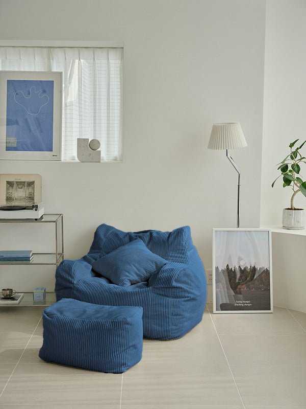 LOOSY HUG ME ビーズソファ　ネイビー LOOSY 1人掛けビーズソファ Navy｜1人用ソファ おしゃれ 一人暮らし 二