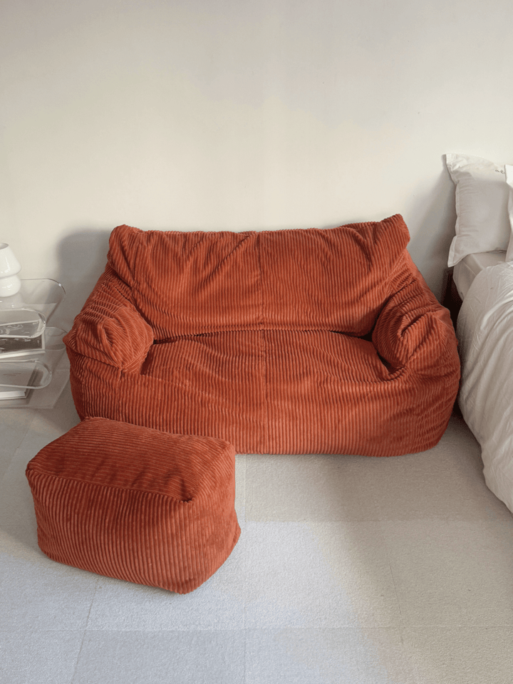 LOOSY HUGME 1人掛けビーズソファ オレンジ HUGME 1人掛けビーズソファ BLOOD ORANGE #LOOSY #ルージー #beanbag