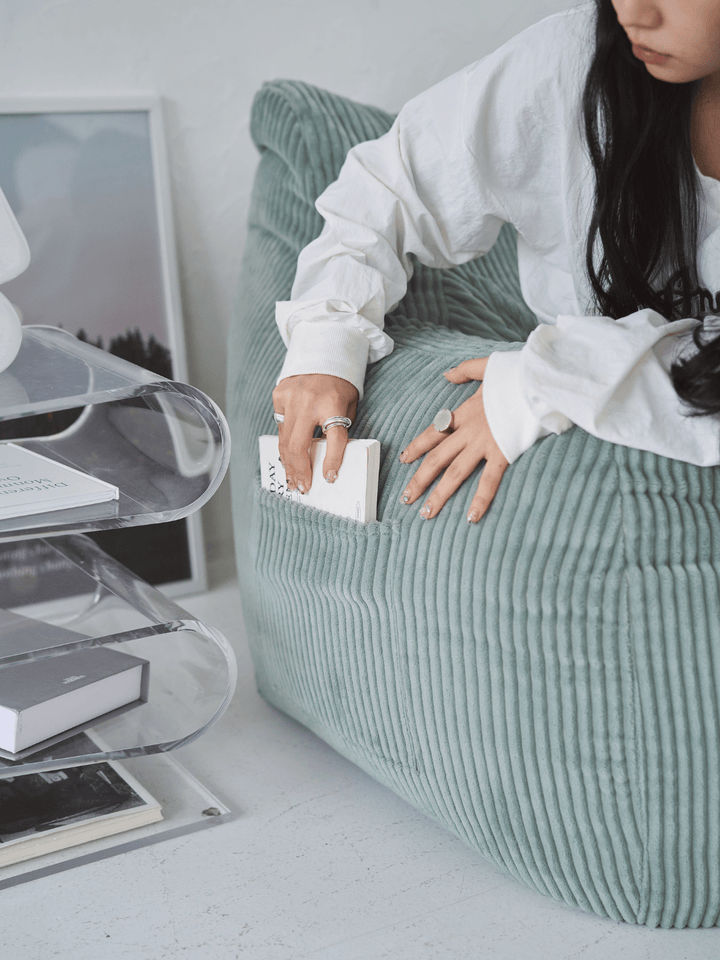 LOOSY 2人掛けビーズソファ Mint｜2人用ソファ おしゃれ 一人暮らし 二