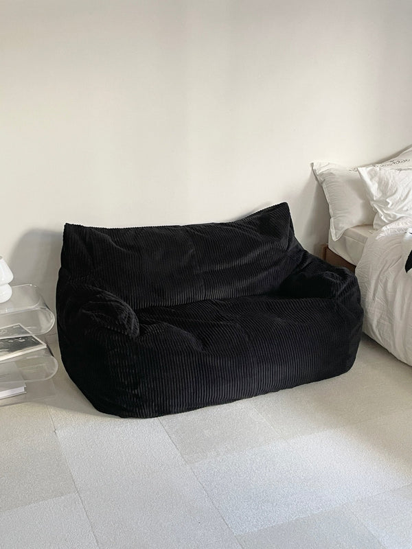 LOOSY 2人掛けビーズソファ Black