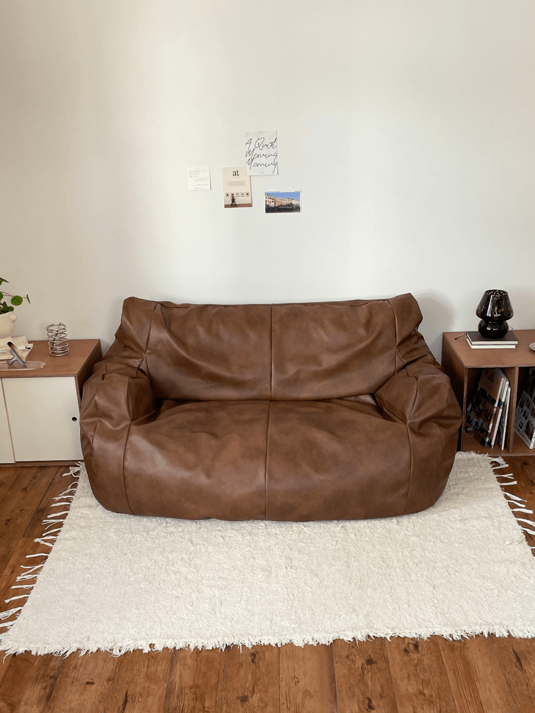 LOOSY 2人掛けビーズソファ Matte Brown|2人用ソファ おしゃれ LOOSY 2人掛けビーズソファ Matte Brown|2人用ソファ おしゃれ