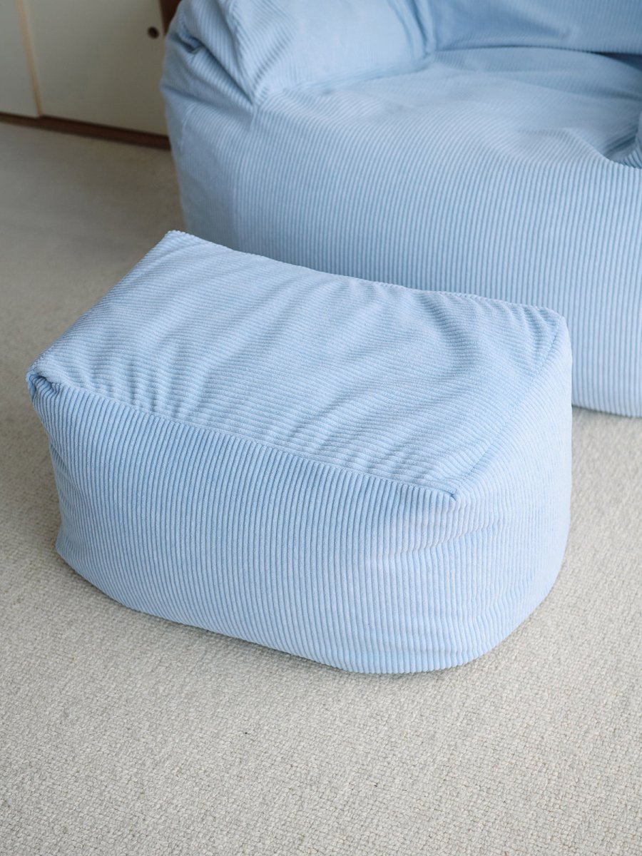 SE - 9163 - LOOSY - HUGME 1人掛けビーズソファ Powder Blue