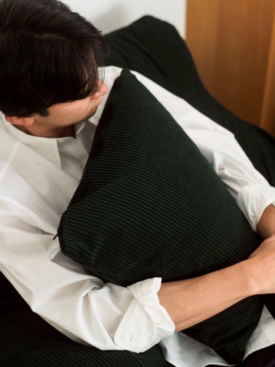 LOOSY 1人掛けビーズソファ Dark Green｜1人用ソファ おしゃれ