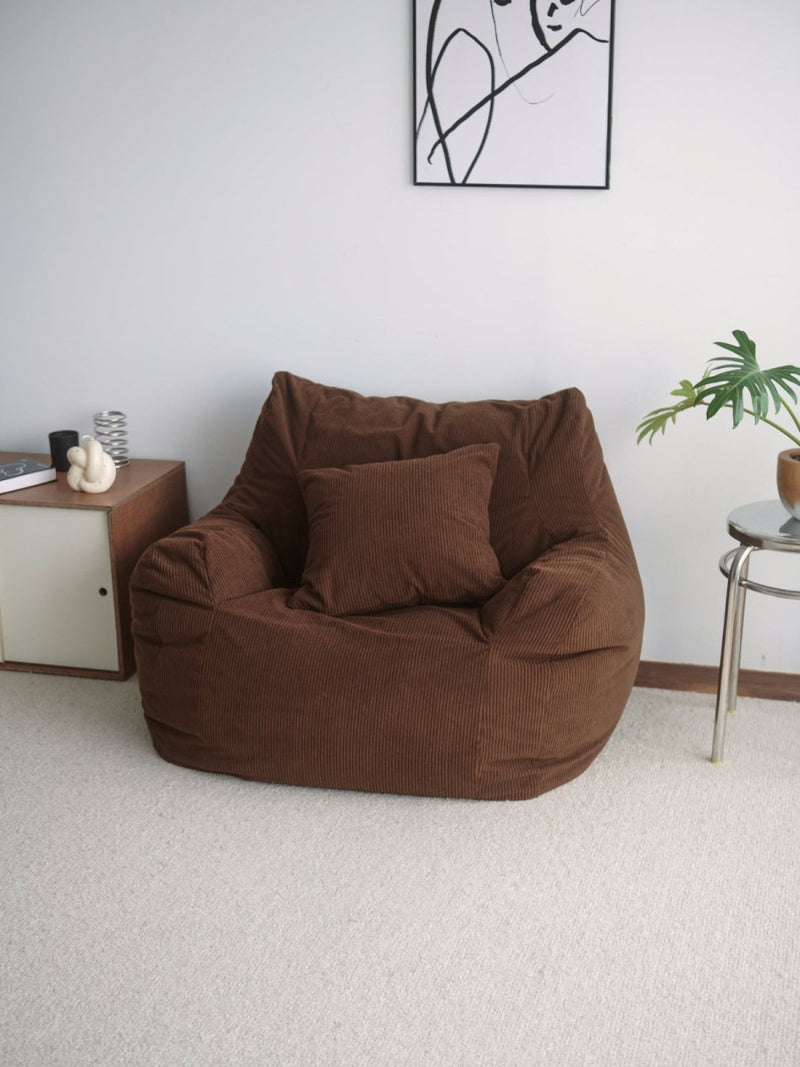 SE - 9171 - LOOSY - HUGME 1人掛けビーズソファ Dark Brown