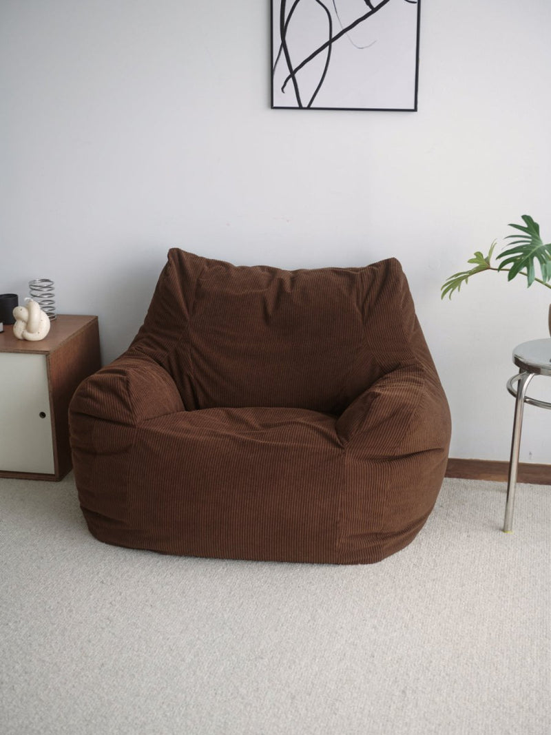 SE - 9172 - LOOSY - HUGME 1人掛けビーズソファ Dark Brown