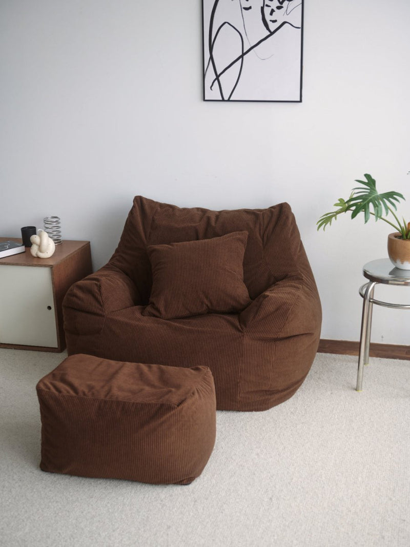 SE - 9172 - LOOSY - HUGME 1人掛けビーズソファ Dark Brown