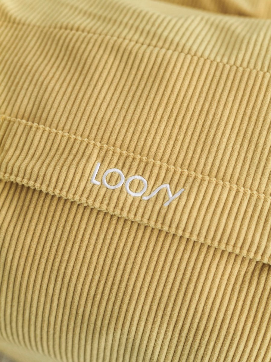 SE - 9188 - LOOSY - HUGME 1人掛けビーズソファ 付替カバー Soft Yellow