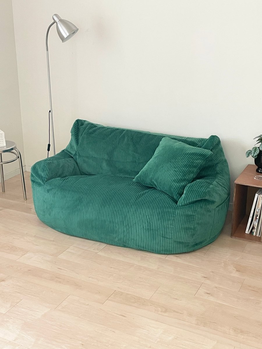 Loosy コーデュロイ ビーズソファ グリーン loosy-or-7314-516131_720x.jpg?