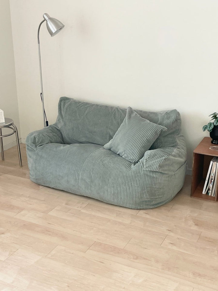 LOOSY 2人掛けビーズソファ 付替カバー Mint｜2人用ソファ おしゃれ