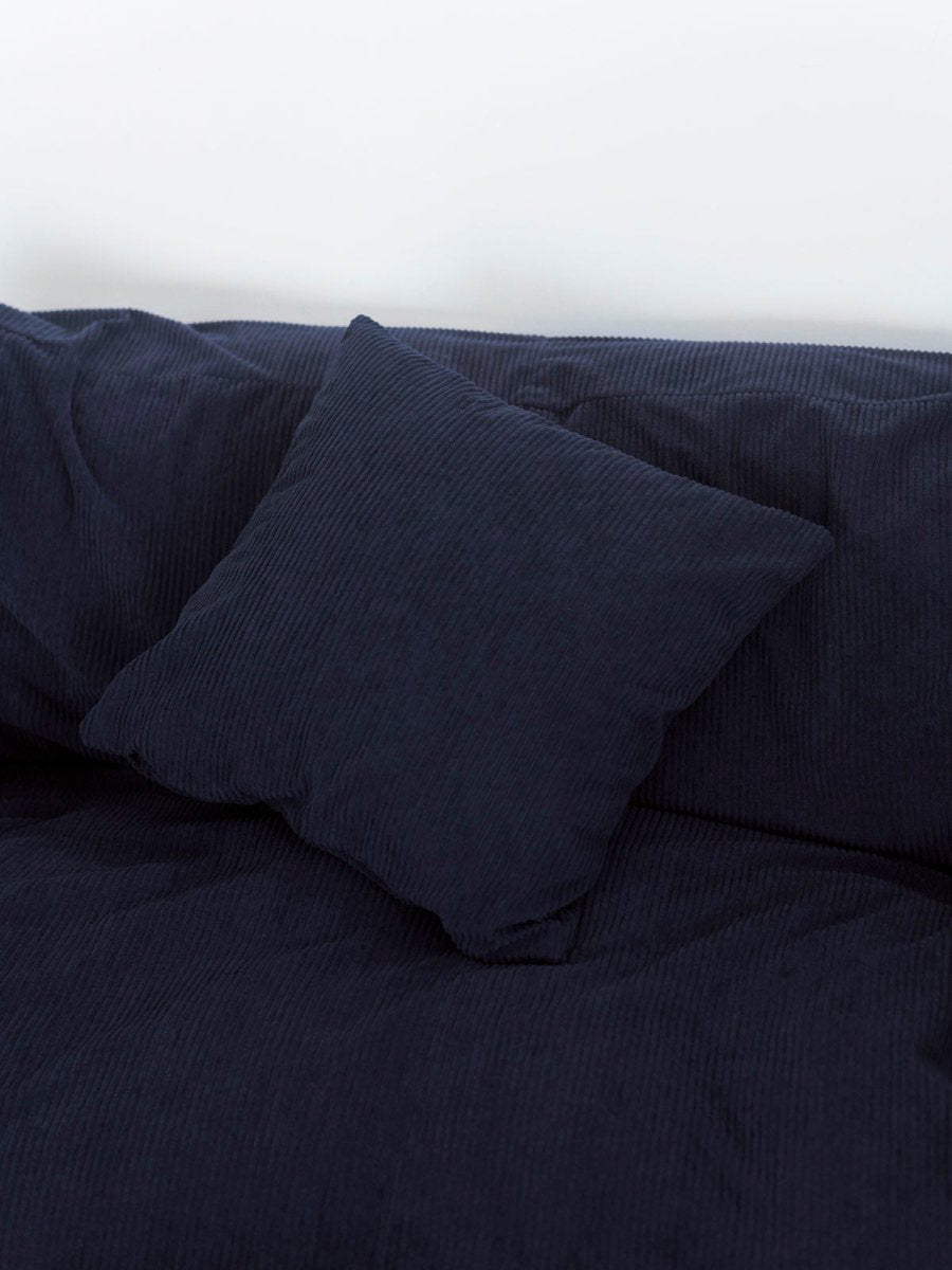 LOOSY2人掛けビーズソファ 付替カバー Dark Blue｜2人用ソファ