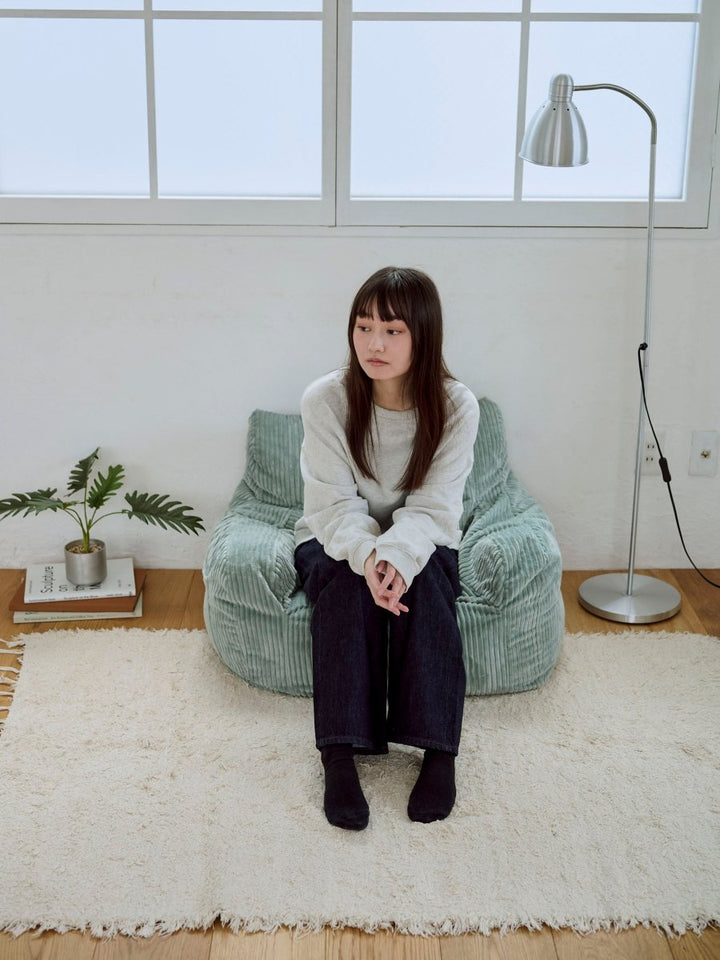 LOOSY 1人掛けビーズソファ ミニ Mint｜1人用ソファ おしゃれ