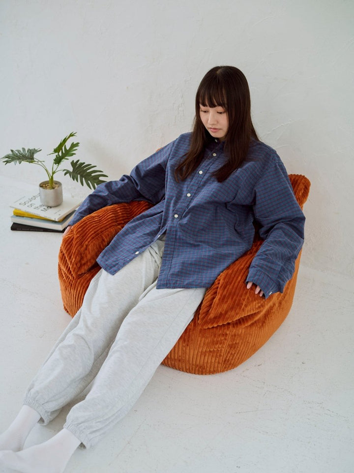 LOOSY 1人掛けビーズソファ ミニ Blood Orange｜1人用ソファ