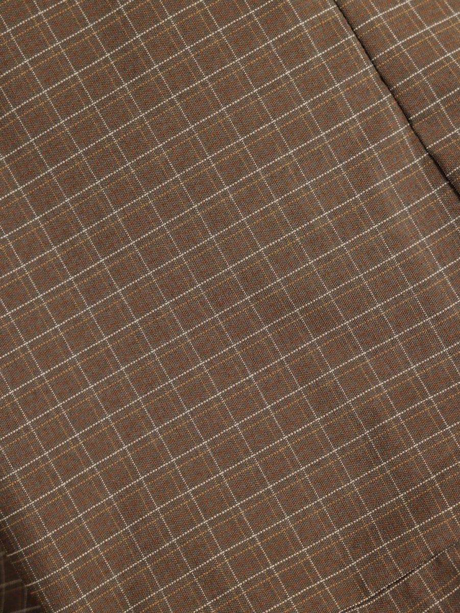 SE - 9594 - LOOSY - HUGME 1人掛けビーズソファ Brown Check