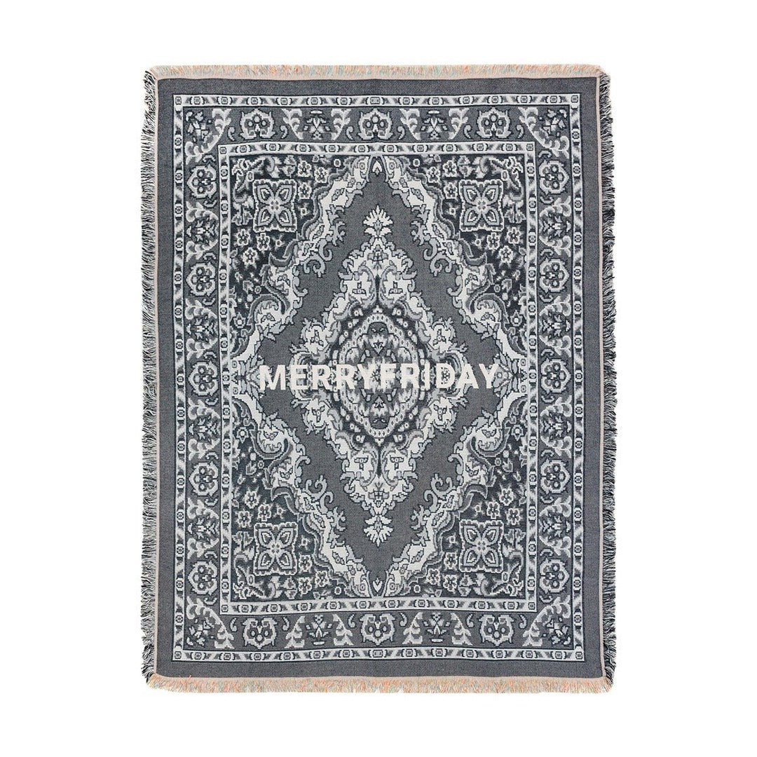BR-10484-MERRY FRIDAY-MERRY FRIDAY ブランケット｜Persian Gray