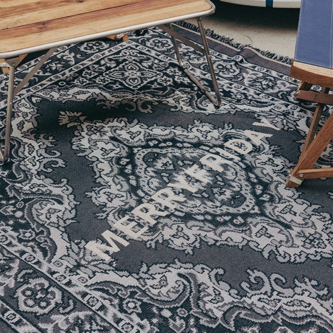 BR-10484-MERRY FRIDAY-MERRY FRIDAY ブランケット｜Persian Gray