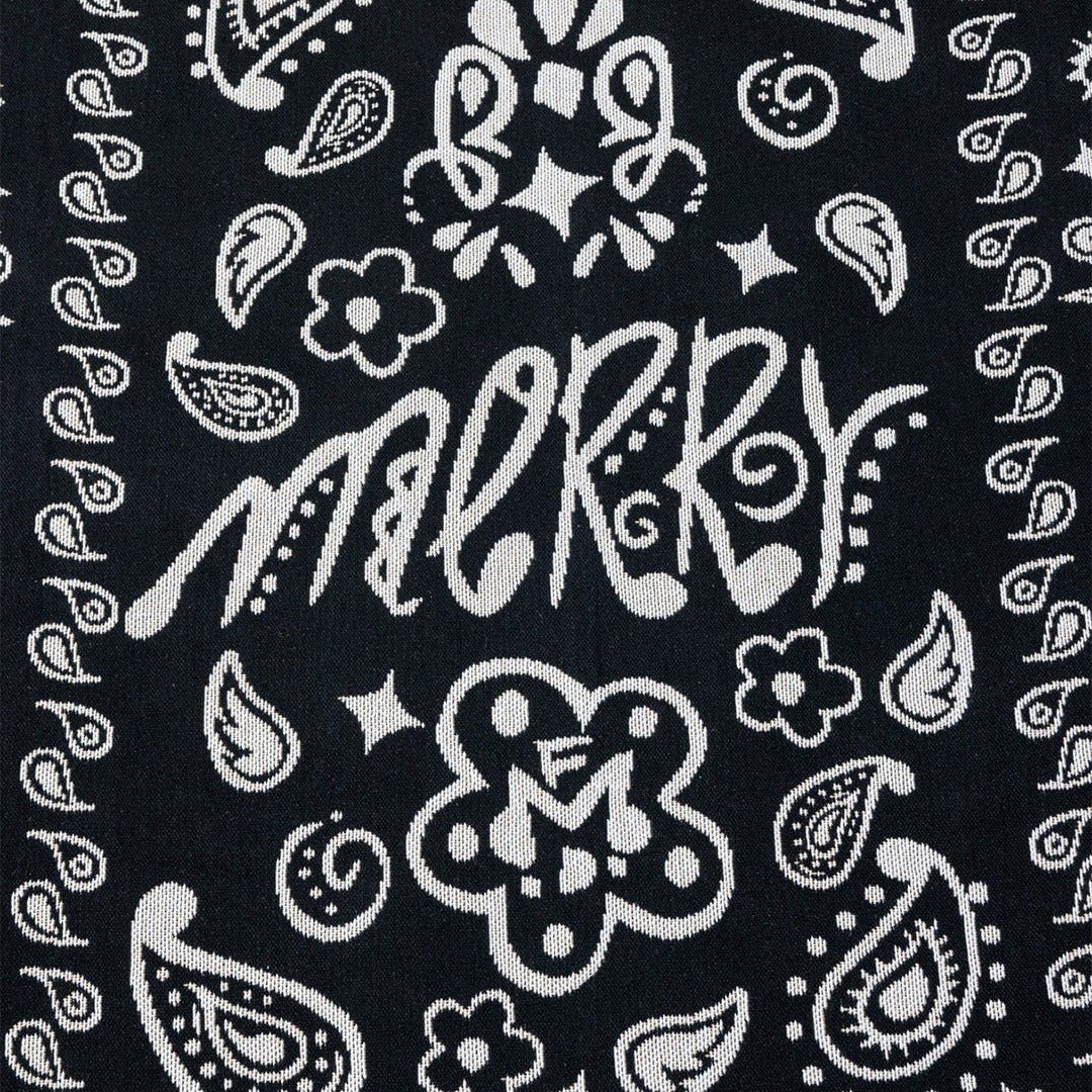 BR-10486-MERRY FRIDAY-MERRY FRIDAY ブランケット｜Paisley Black