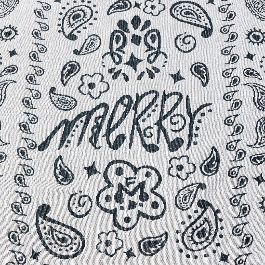 BR-10487-MERRY FRIDAY-MERRY FRIDAY ブランケット｜Paisley White
