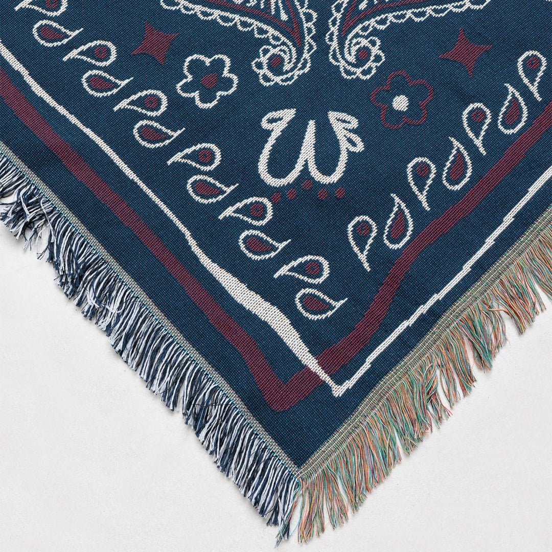 BR-10489-MERRY FRIDAY-MERRY FRIDAY ブランケット｜Paisley Navy