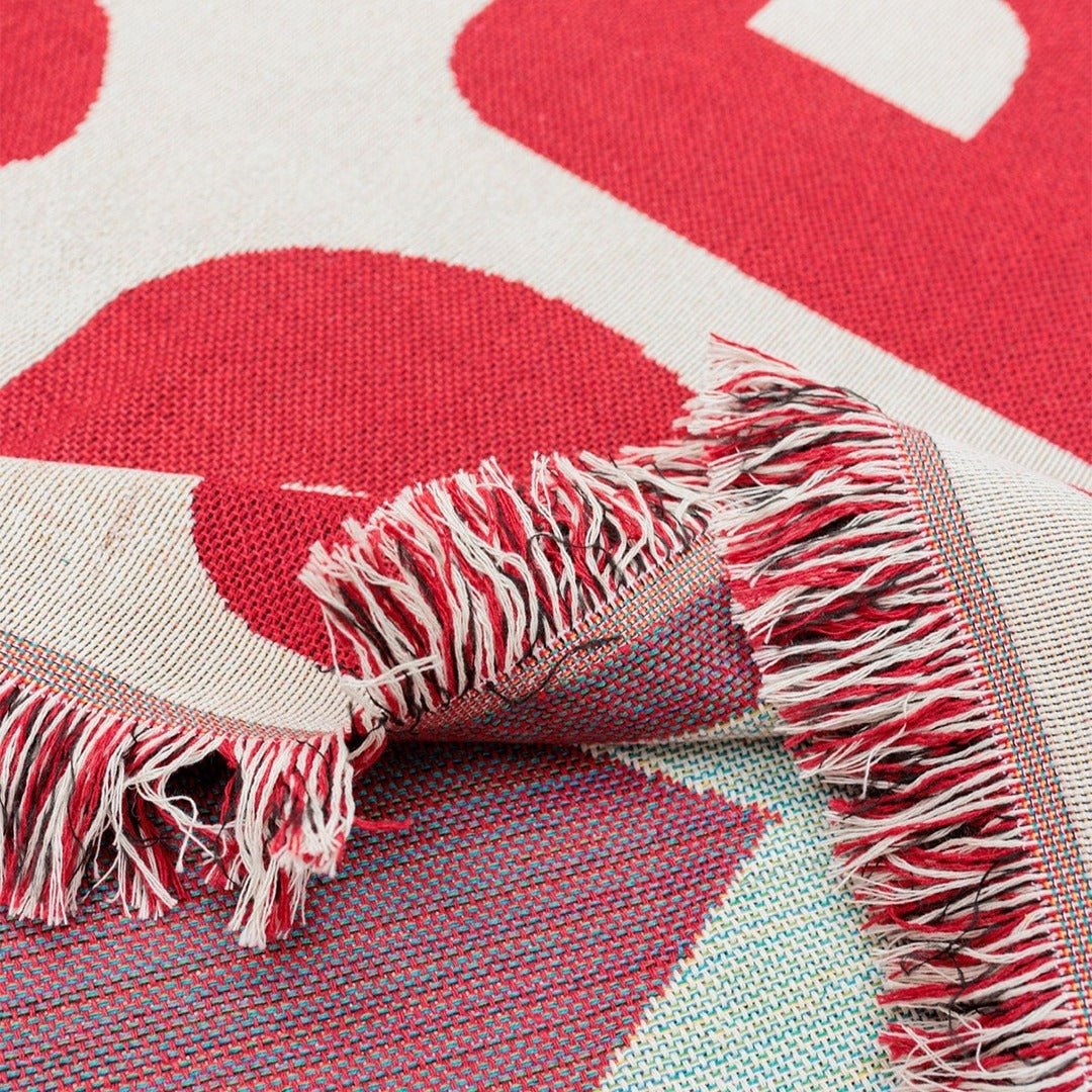BR-10490-MERRY FRIDAY-MERRY FRIDAY ブランケット｜Merry New Red Large