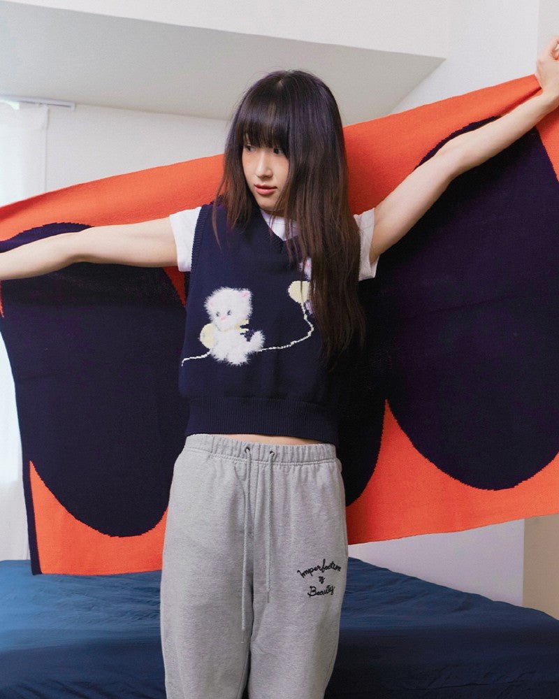 BR-9993-mix&match-mix&match ニットブランケット｜GOOD THINGS