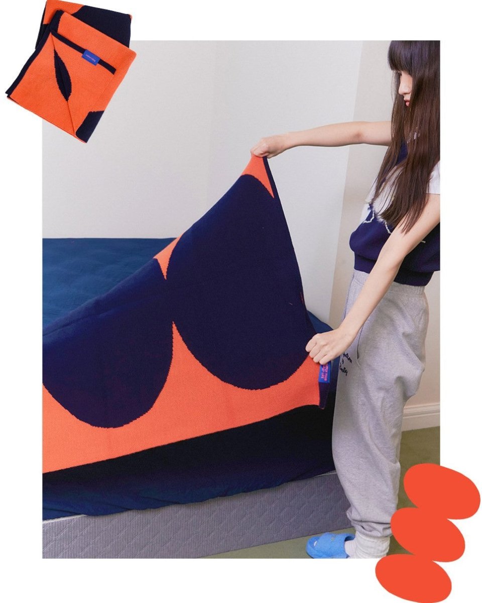 BR-9993-mix&match-mix&match ニットブランケット｜GOOD THINGS