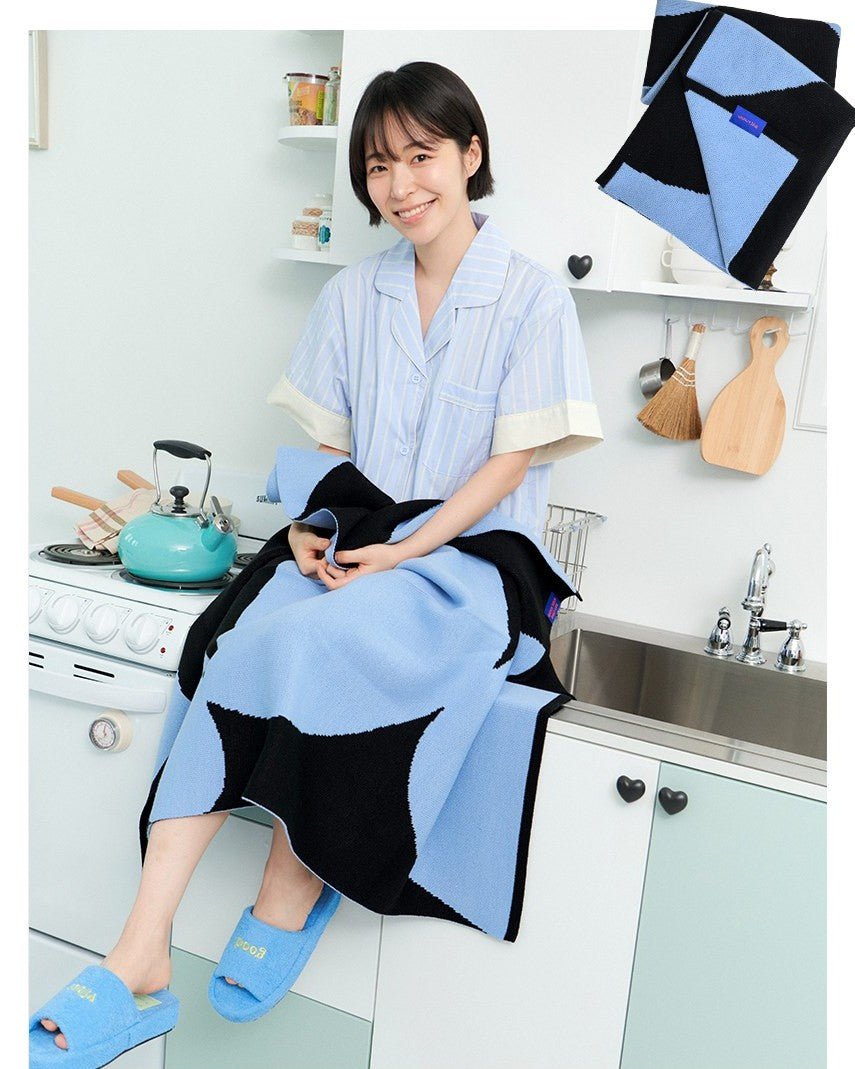 BR-9996-mix&match-mix&match ニットブランケット｜PILE