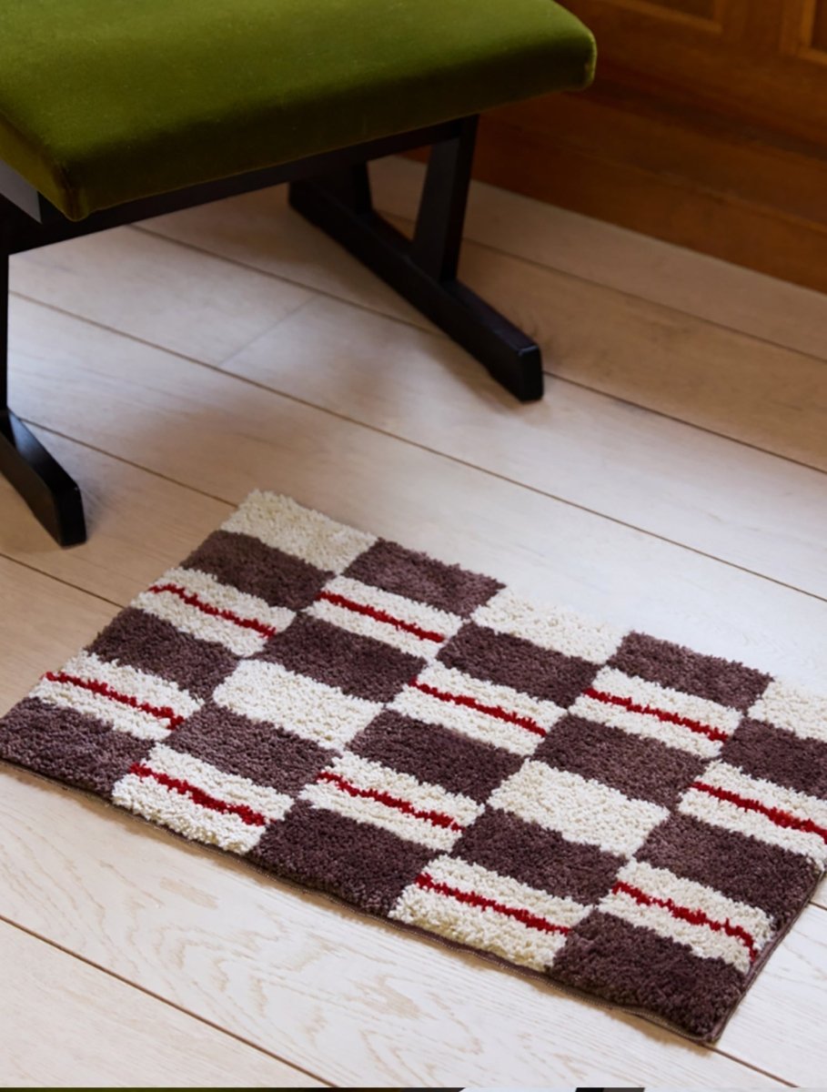 BR - 8939 - nomia - nomia ミニラグ｜joy brownie rug