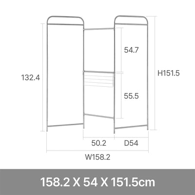 BR - 5705 - Roomnhome - Roomnhome｜チアフォールディングパーティションハンガー