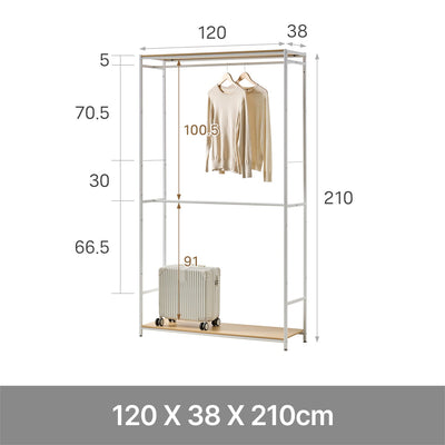 BR - 5711 - Roomnhome - Roomnhome｜組み合わせ自在アーバンドレスルームハンガーラック