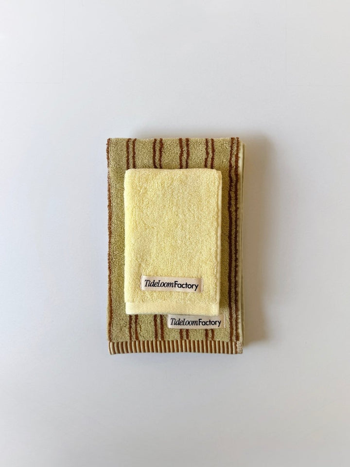 Tide Loom Factory タオル2枚セット | Yanagi Stripe / Spring