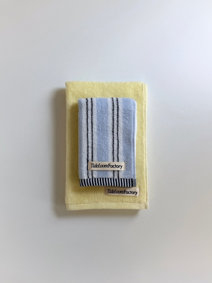 Tide Loom Factory タオル2枚セット | Spring Yellow / Breeze