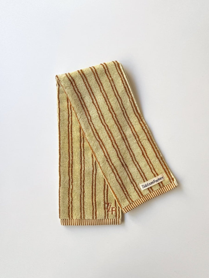 Tide Loom Factory タオル2枚セット | Sand Beige / Sand Ripple Check