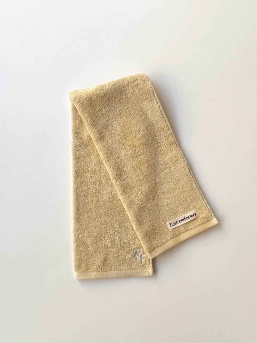 Tide Loom Factory タオル2枚セット | Sand Beige / Sand Ripple Check