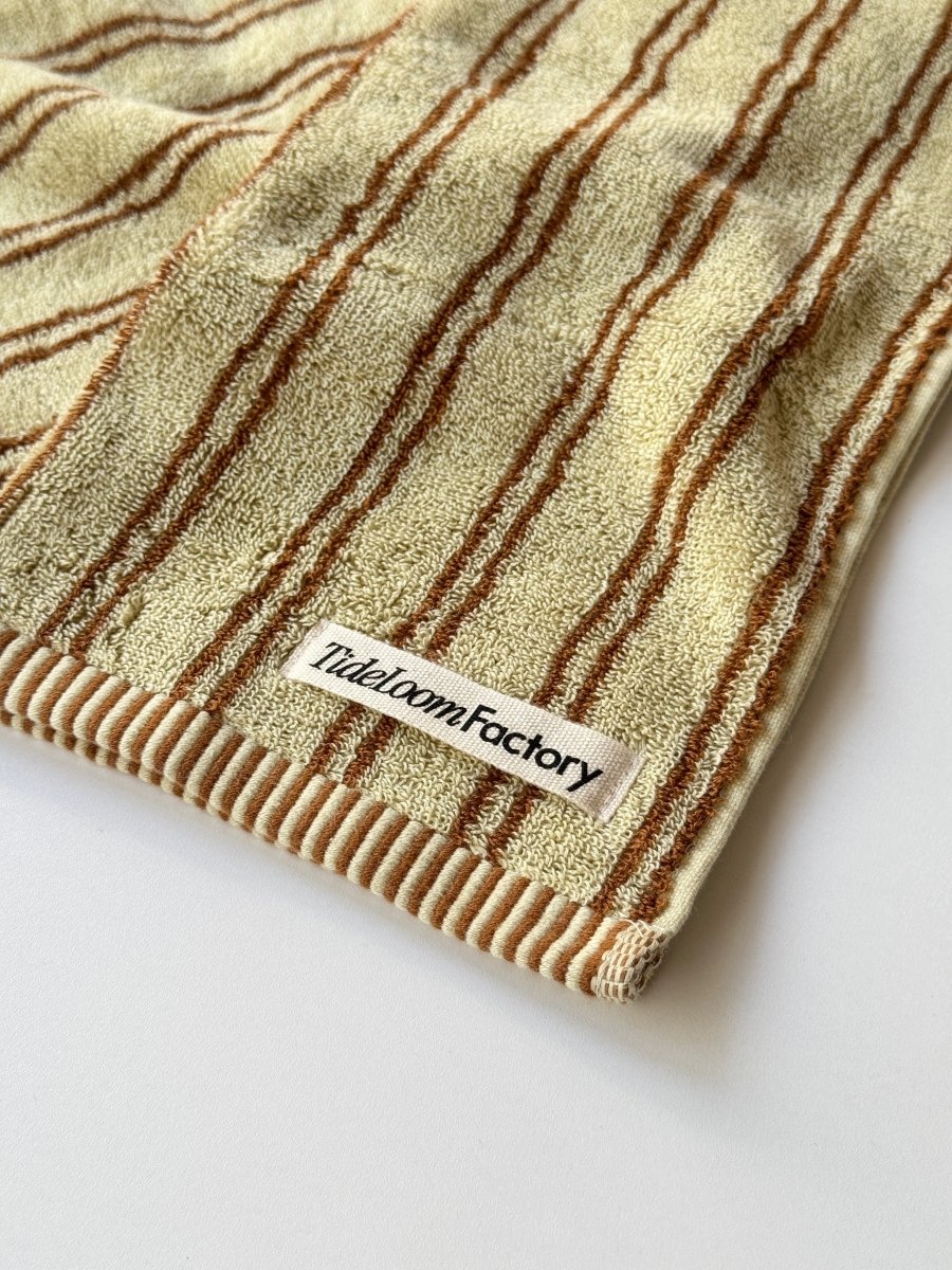Tide Loom Factory タオル2枚セット | Sand Beige / Sand Ripple