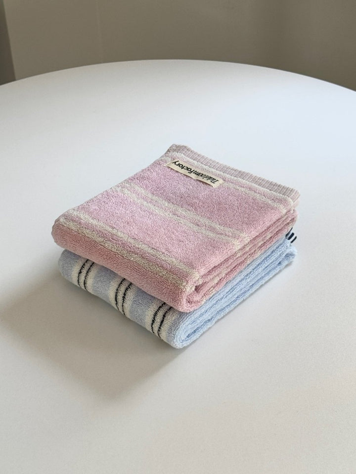 Tide Loom Factory タオル2枚セット | Spring Haze Stripe / Breeze