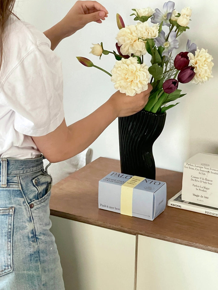 枯れないブーケ Pieces of Memory｜Old Lace チューリップ 白