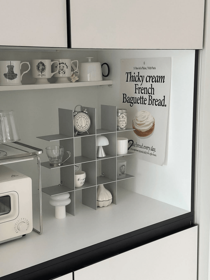 O'gre｜グリッドシルバーオープンラック – Little Rooms