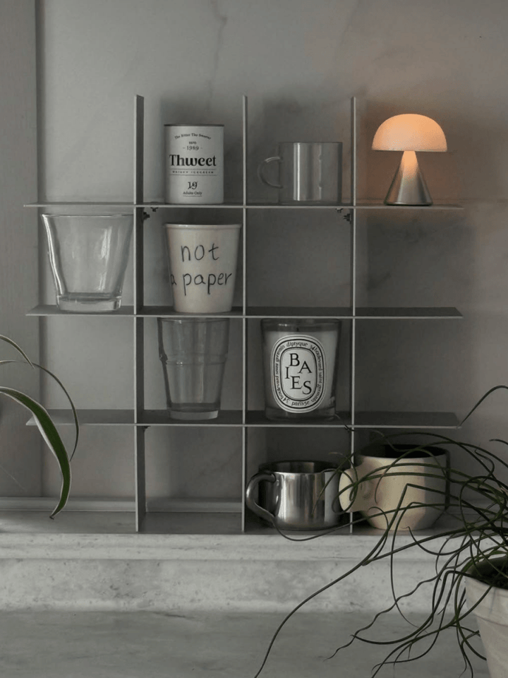 O'gre｜グリッドシルバーオープンラック – Little Rooms