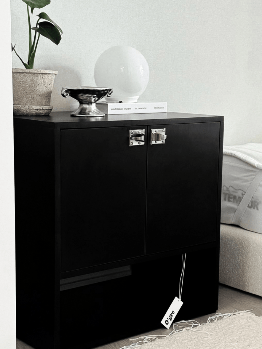 BR - 9627 - vamir - O'gre｜ブラックシードダブルドアキャビネット