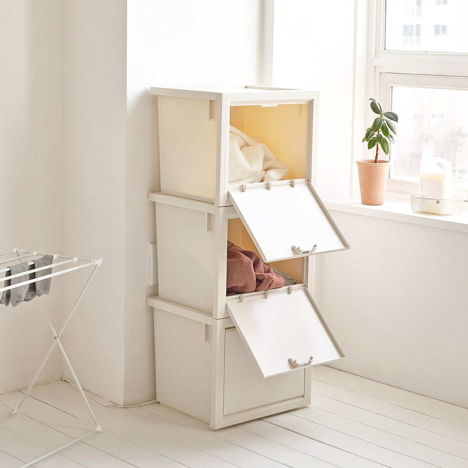 BR-2694-Roomnhome-Roomnhome｜Mild オープンドア収納ボックス 3個セット
