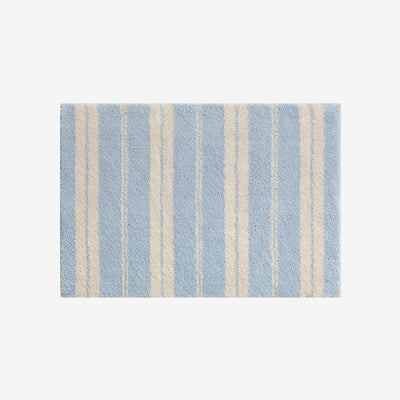 BR-4140-Ritten-Ritten ミニラグ｜Pastel blue stripe Door Mat