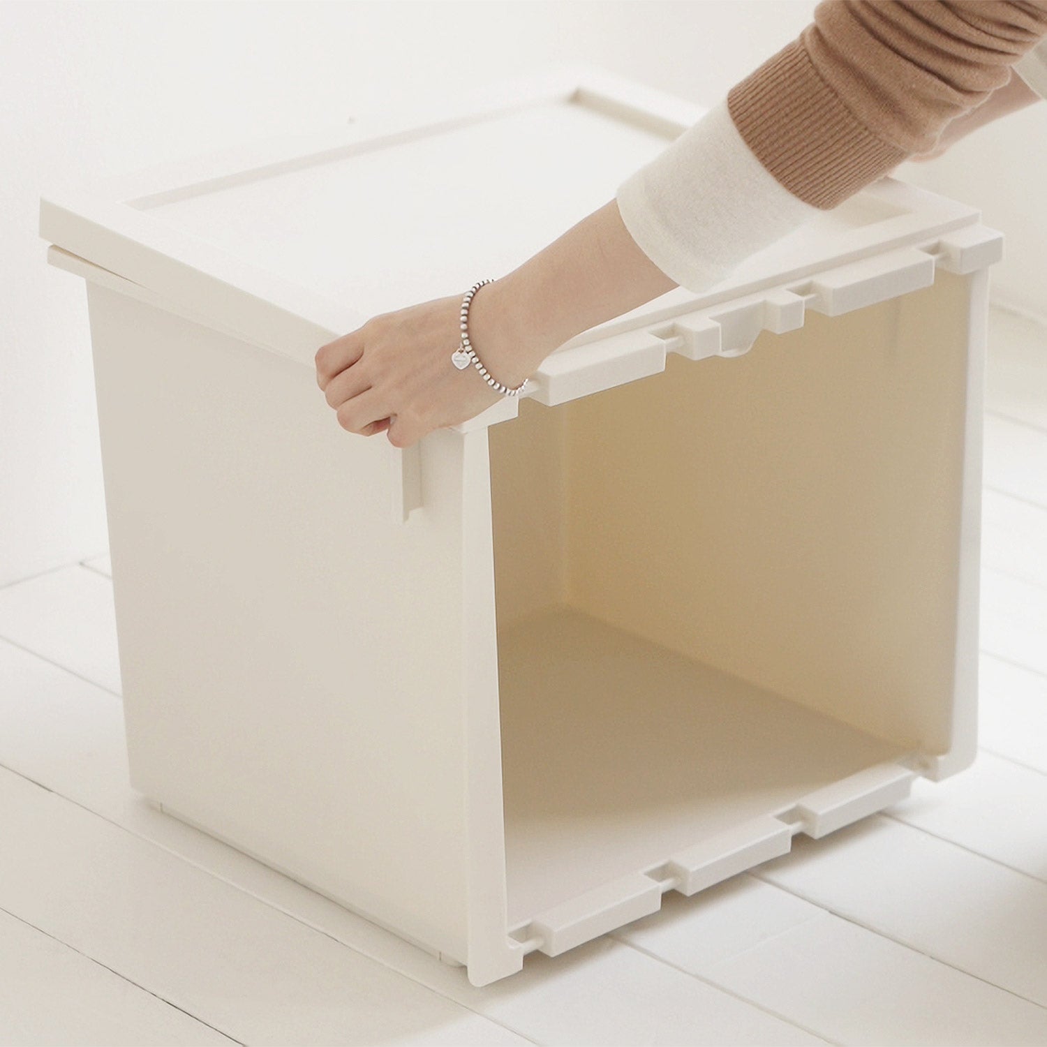 BR-2694-Roomnhome-Roomnhome｜Mild オープンドア収納ボックス 3個セット