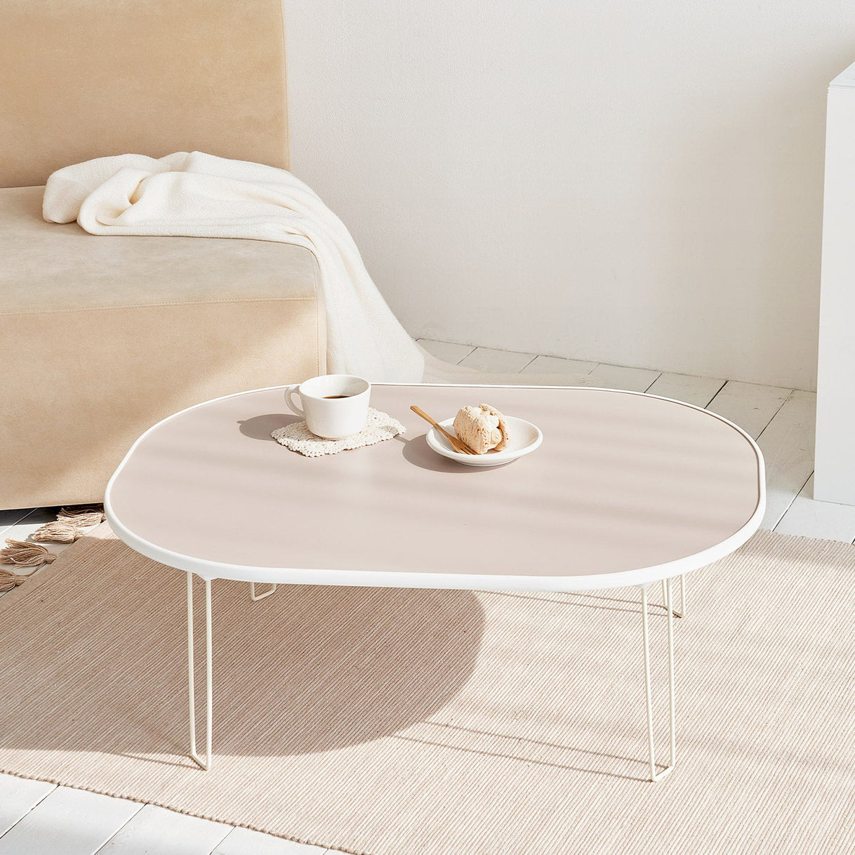 Roomnhome｜Mono ラウンド折りたたみローテーブル