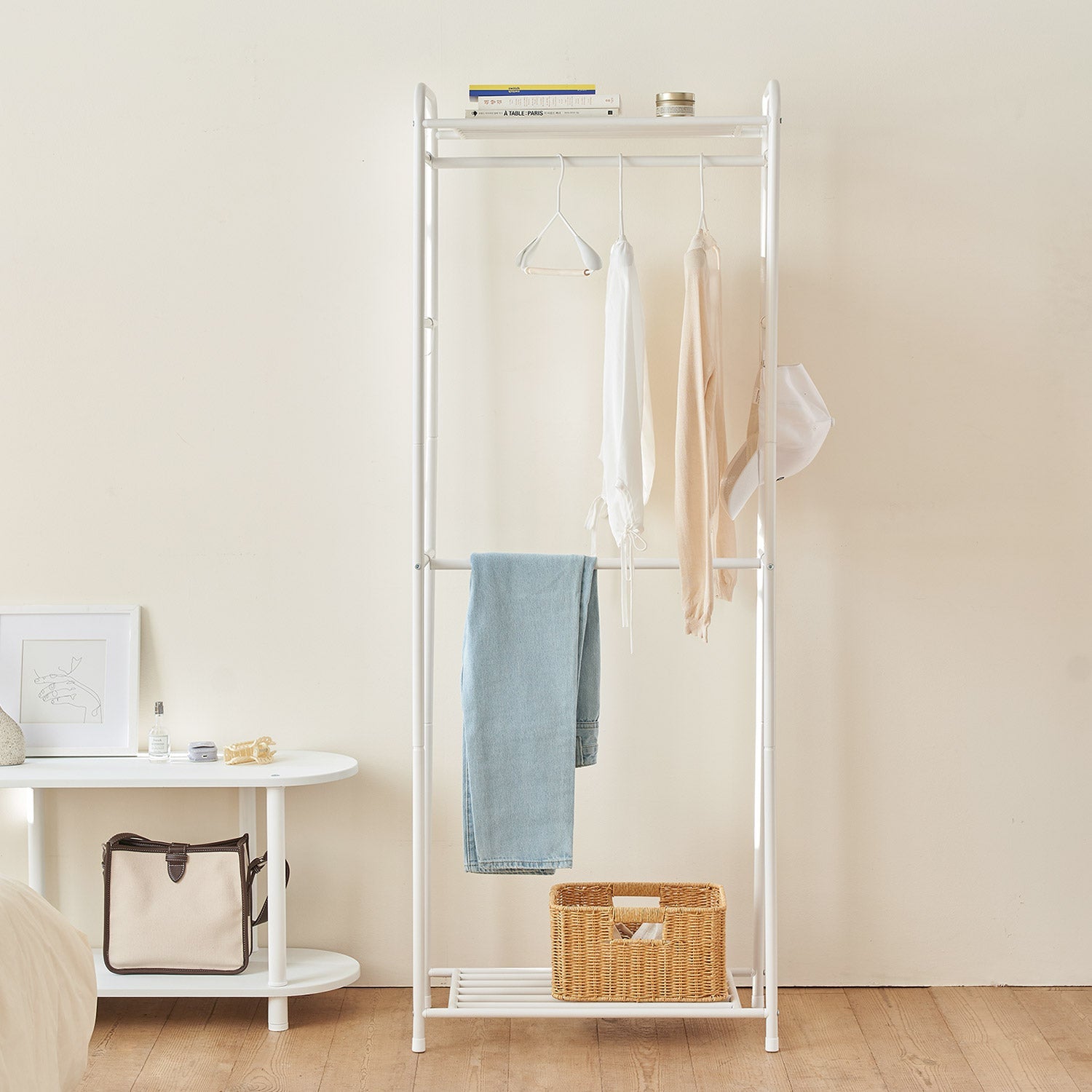 BR-3182-Roomnhome-Roomnhome｜MAISON 高さ調整できるハンガーラック