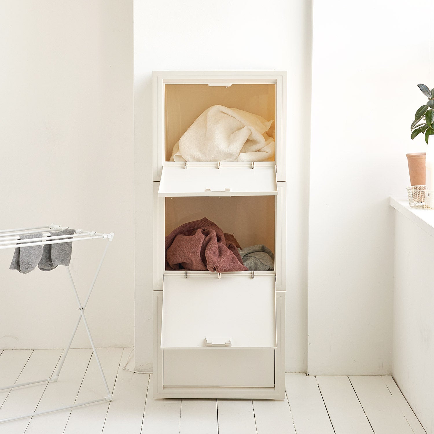 BR-2694-Roomnhome-Roomnhome｜Mild オープンドア収納ボックス 3個セット