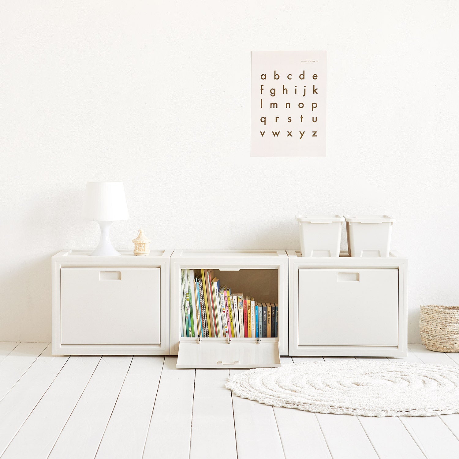 BR-2694-Roomnhome-Roomnhome｜Mild オープンドア収納ボックス 3個セット