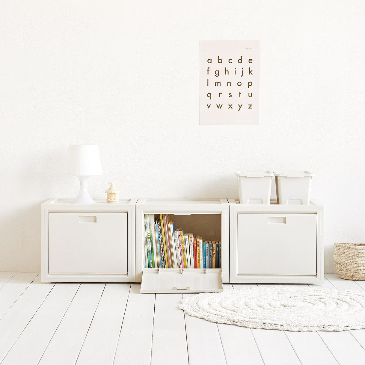 BR-2694-Roomnhome-Roomnhome｜Mild オープンドア収納ボックス 3個セット
