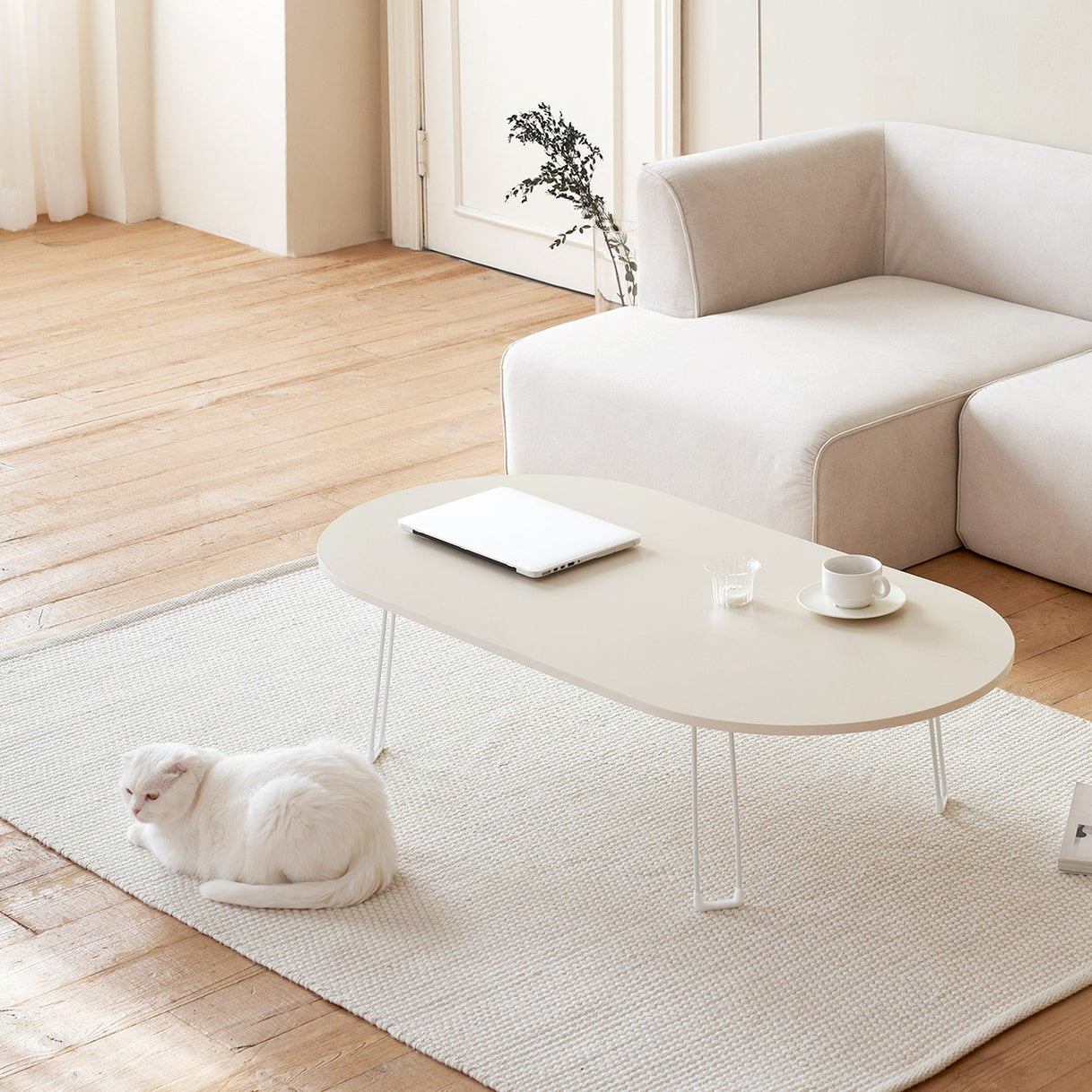 Roomnhome｜The round 折りたたみローテーブル